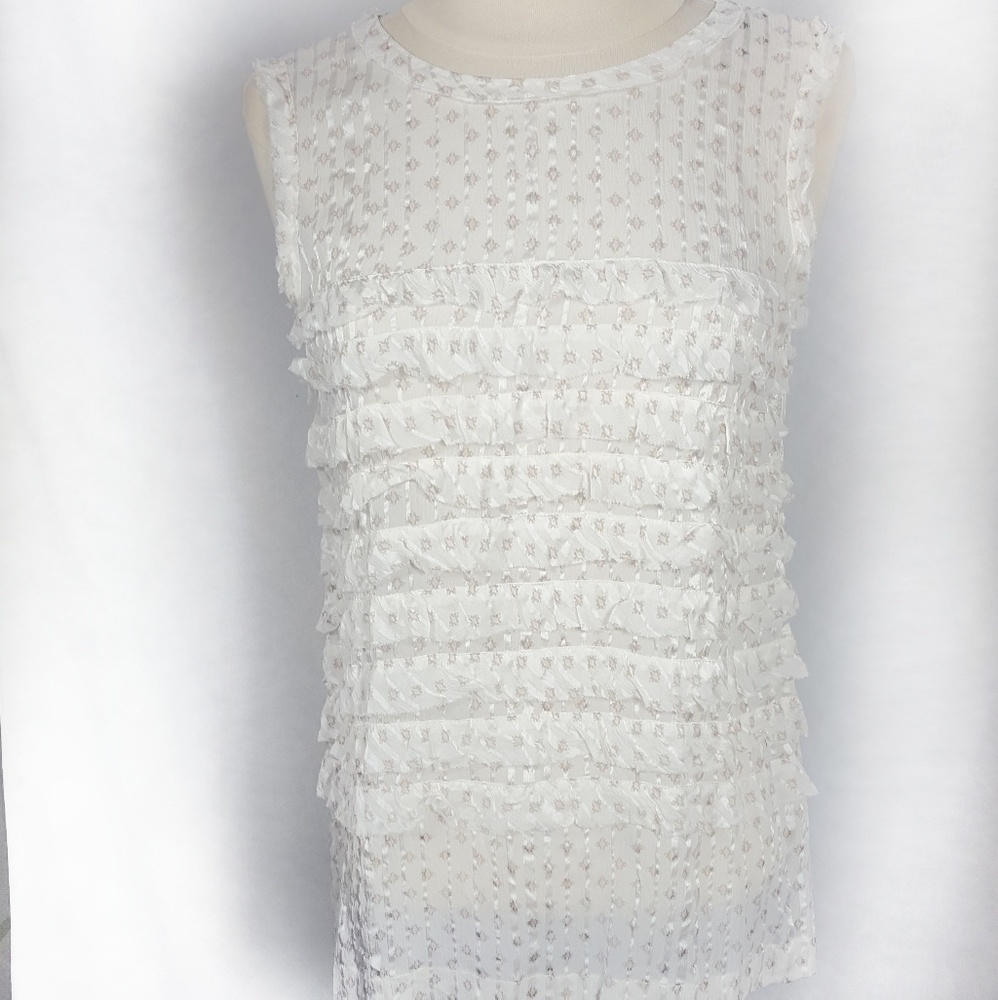 Marc by Marc Jacobs Womens Silk Shell Tank Small